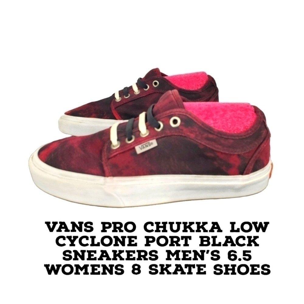 Vans Pro Chukka Low Cyclone Port Sneakers Men’s 6.5 Womens 8 Skate Shoes